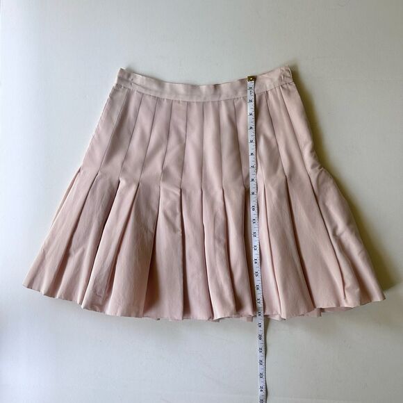 NWOT Blugirl by Blumarine Light Pink Pleated Mini Skirt 40 IT 4 US - Picture 9 of 9